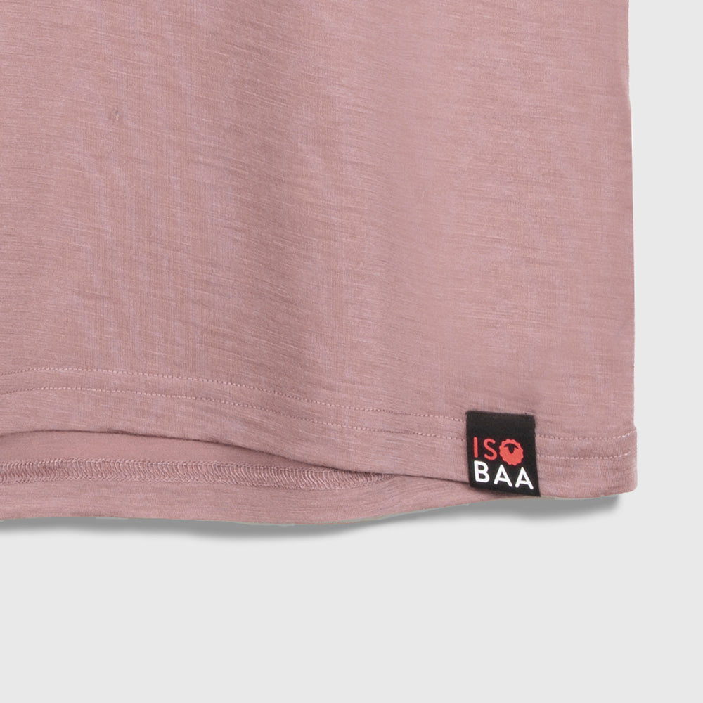 Mens Merino 150 Short Sleeve Crew (Burlwood)