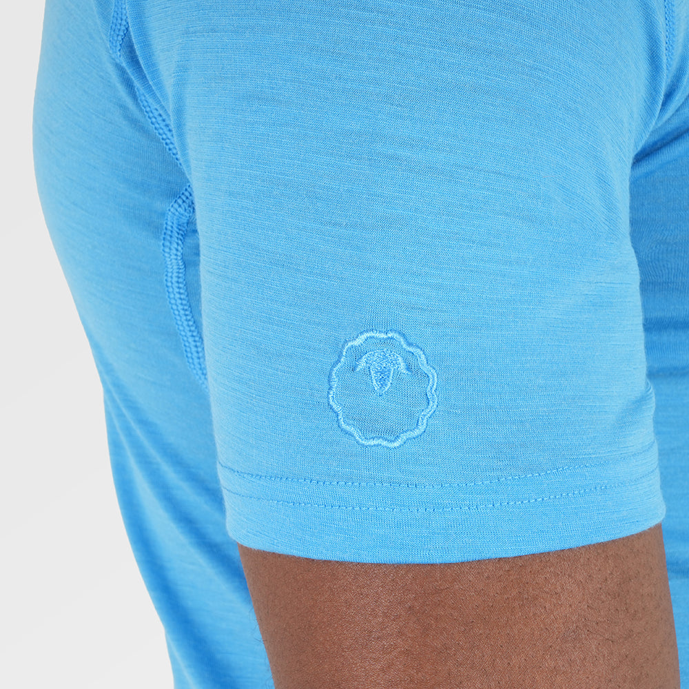 Mens Merino 150 Short Sleeve Crew (Malibu)