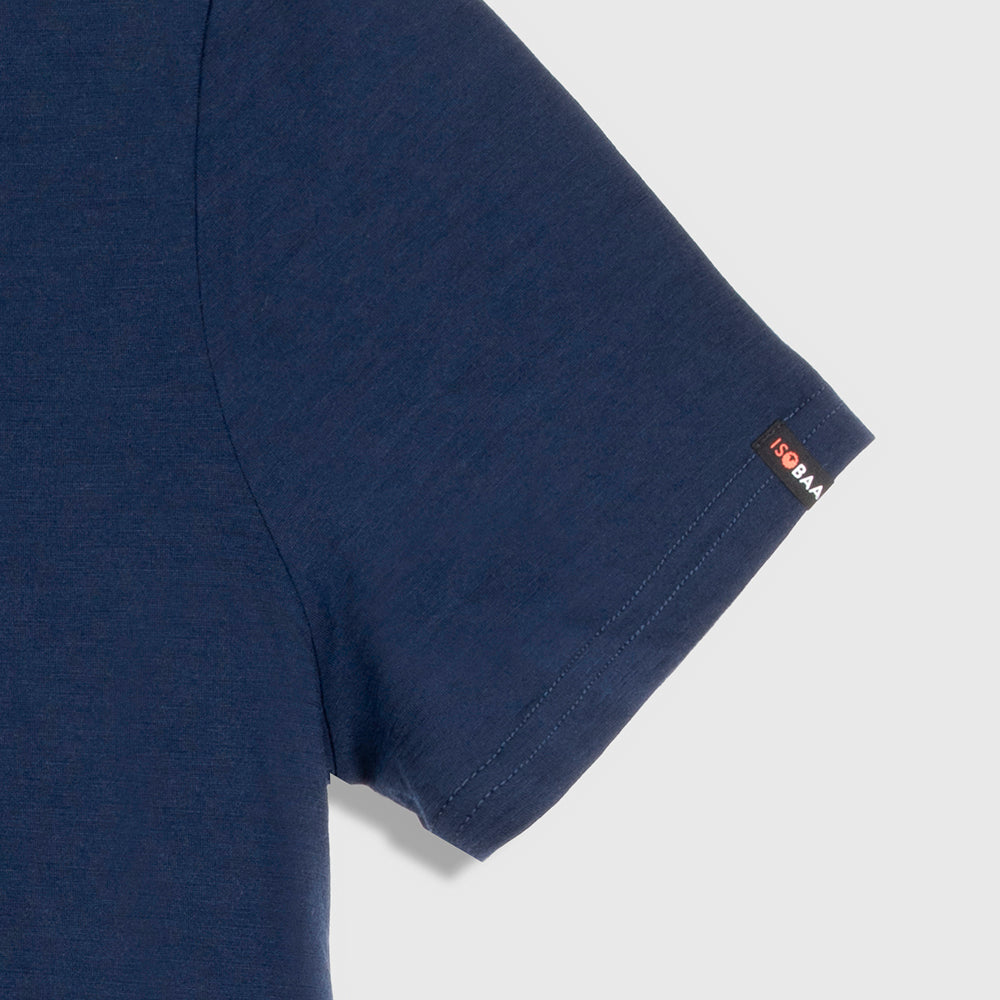 Mens Merino 150 Sketched Sunset Tee (Navy/Charcoal)