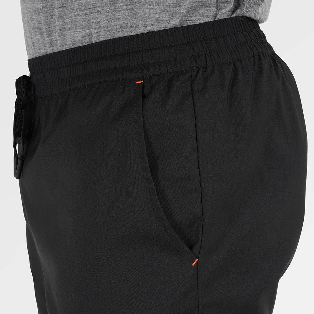 Mens Merino Active Blend Travel Trousers (Black)