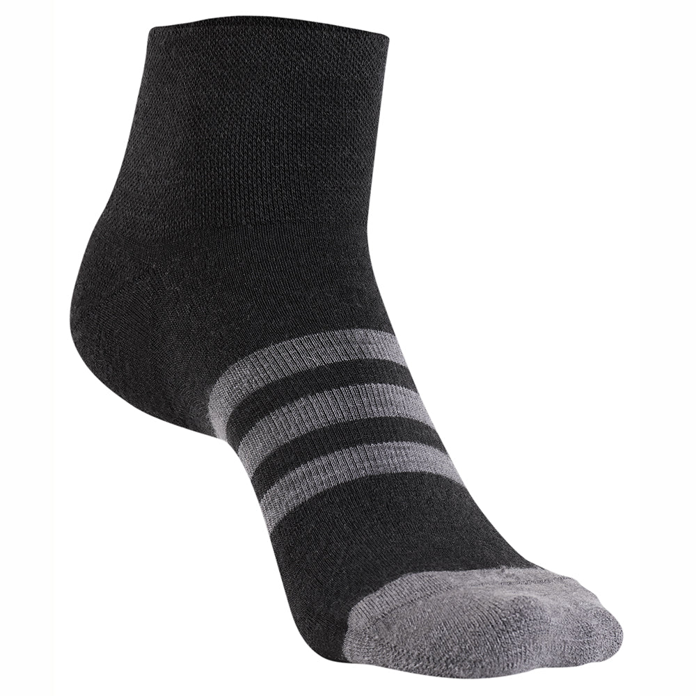 Merino Blend Sports Socken (3 Pack - Black)