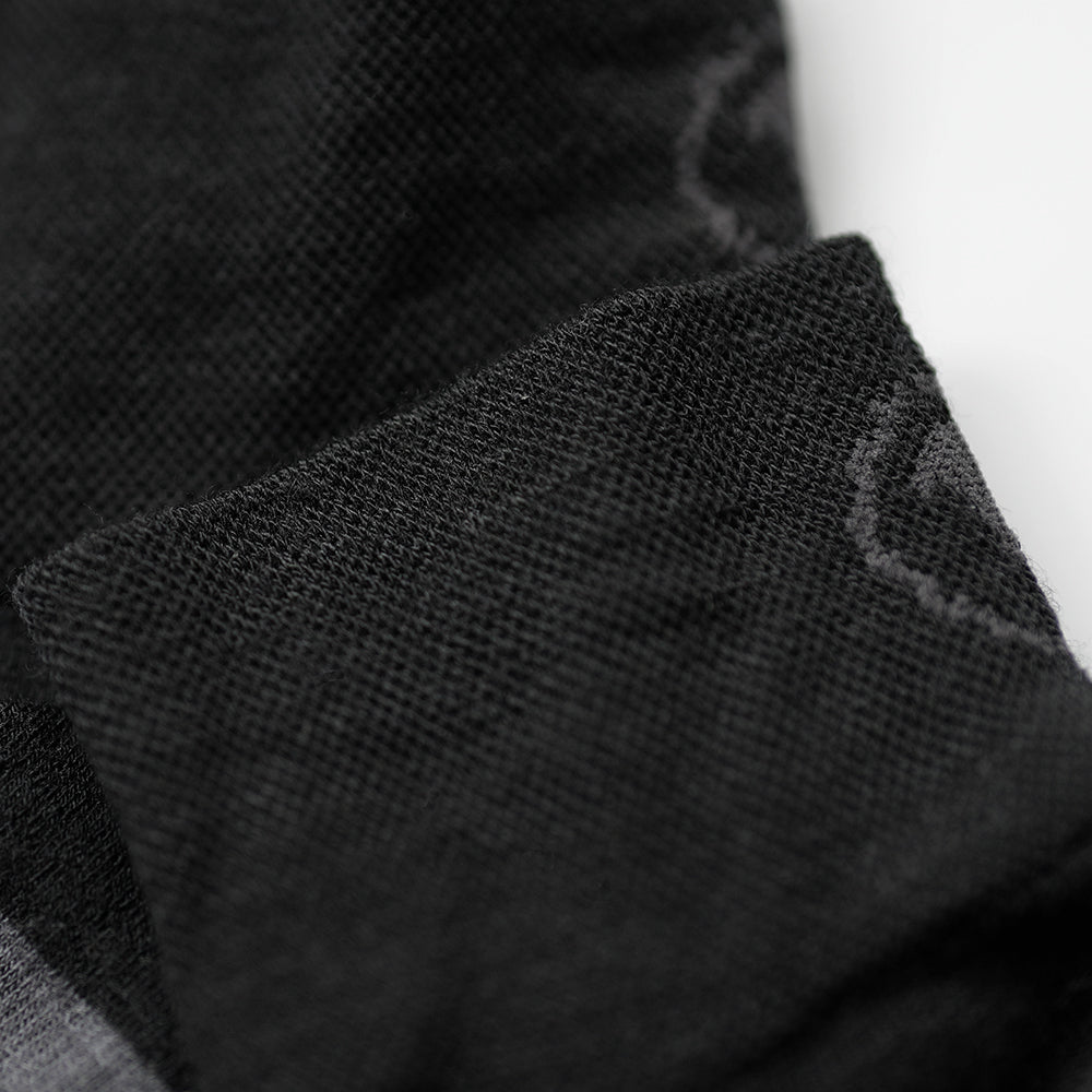 Merino Blend Sports Socken (3 Pack - Black)
