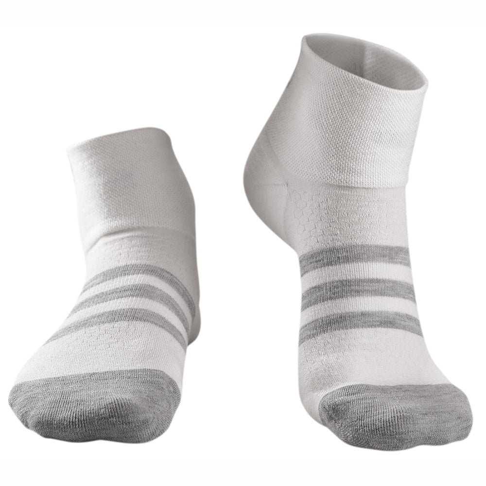 Mélange Mérinos Sports Socks (3 Pack - White)