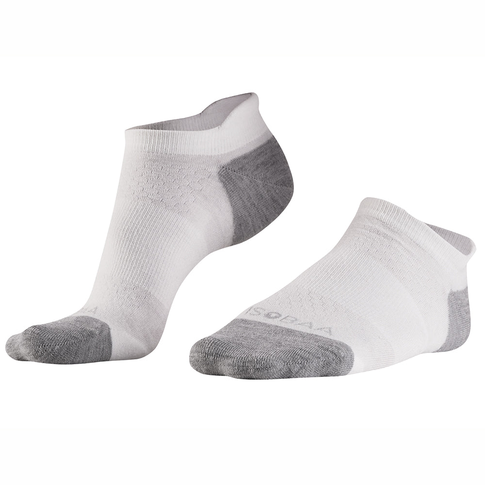 Mélange Mérinos Trainer Socks (3 Pack - White)