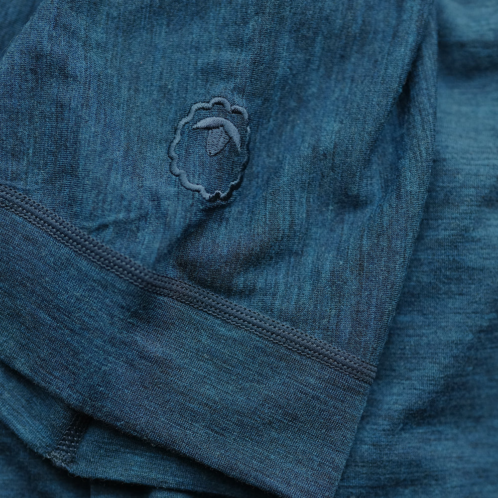 Womens 160 SS Cycle Zip Top (Petrol)