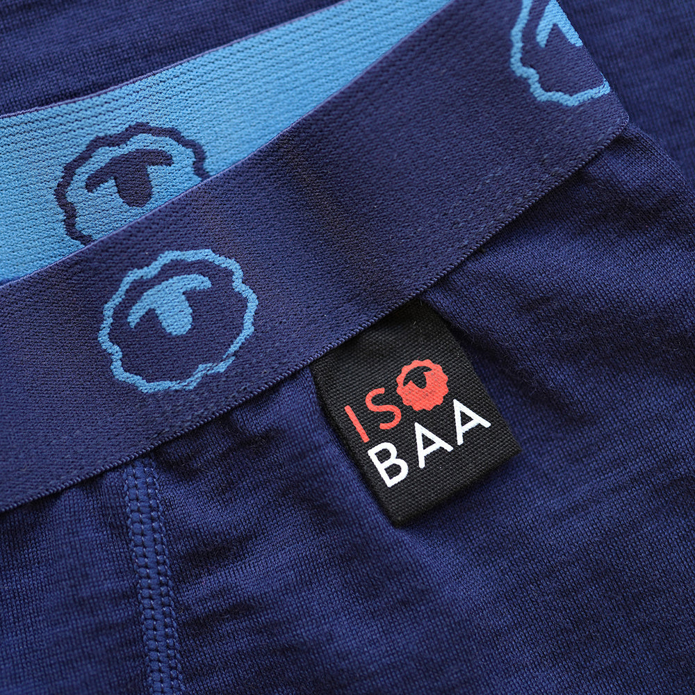 Isobaa | Mens Merino 200 Tights (Navy) | Conquer mountains, ski slopes, and sofa days with unmatched comfort in our 200gm Merino wool tights.