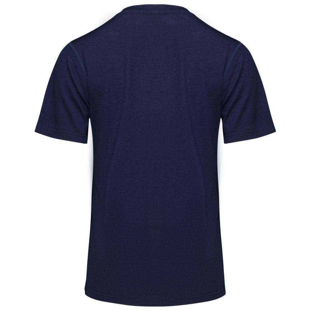 Isobaa | Womens Merino 150 V-Neck Tee (Navy) | Embark on new adventures with Isobaa's superfine Merino V-neck Tee.