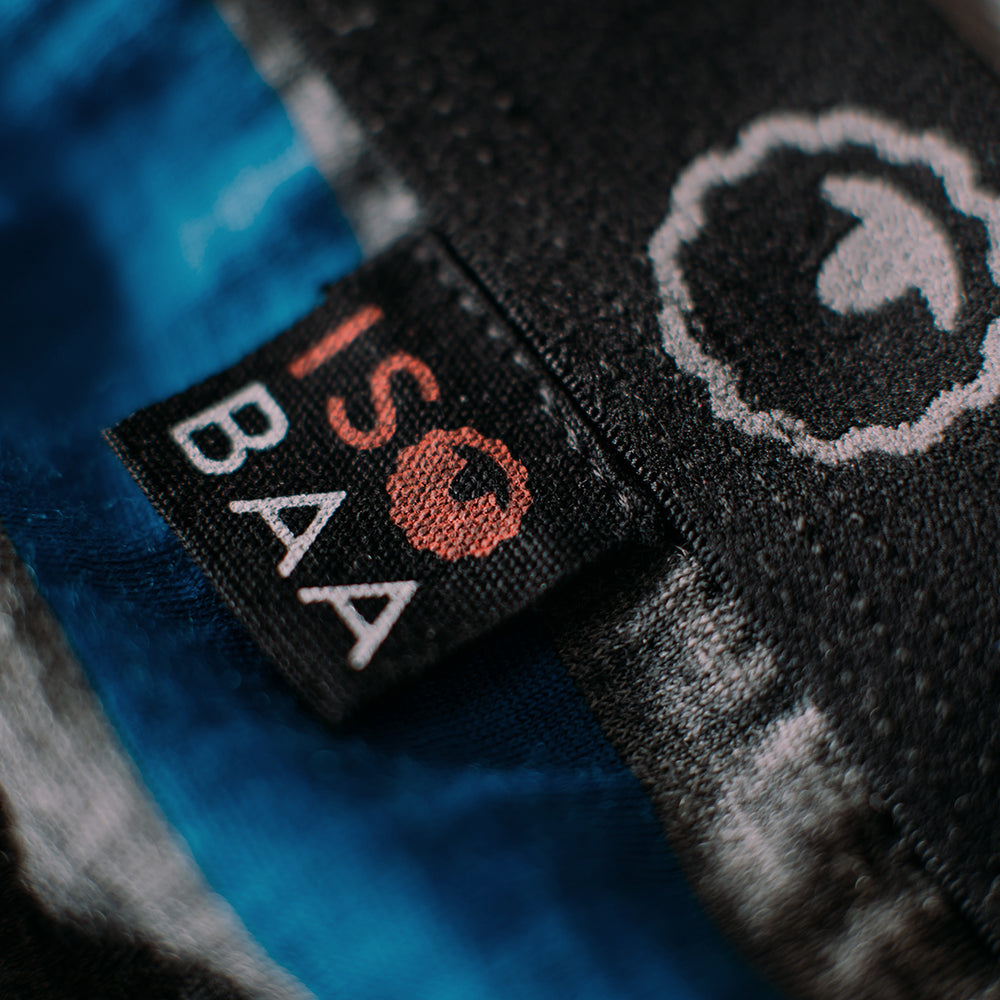 Isobaa | Womens Merino 180 Hipster Shorts (Smoke/Blue) | Conquer any activity in comfort with Isobaa's superfine Merino hipster shorts.