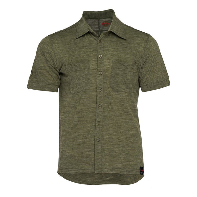 Mens 120 Ultrafine SS Shirt (Olive)