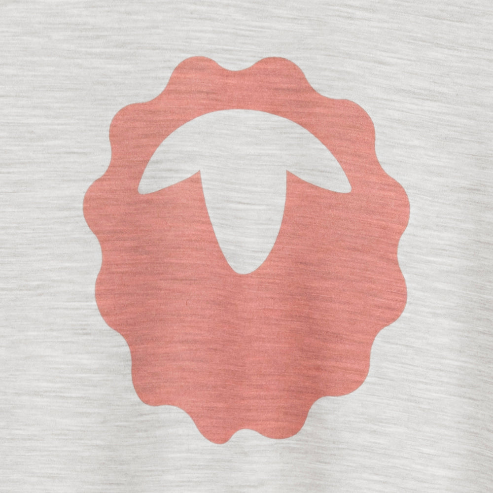 Mens Merino 150 Emblem Tee (Jute/Brown)
