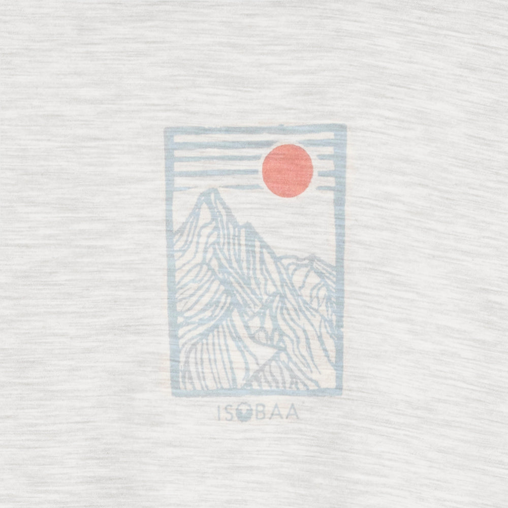 Mens Merino 150 Stamp Summit Tee (Jute/Lagoon)