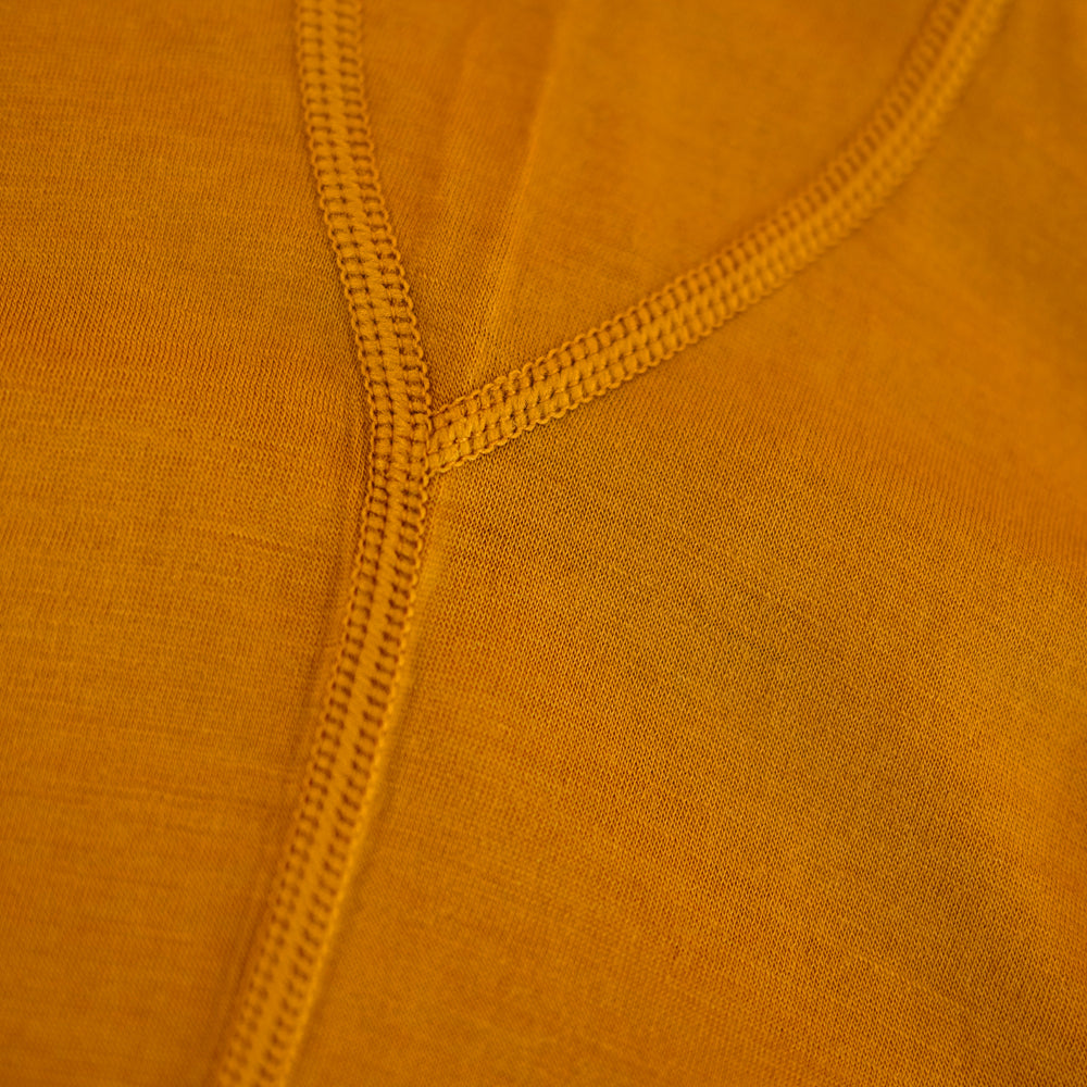 Isobaa Mens Merino 150 Short Sleeve Crew (Mustard)