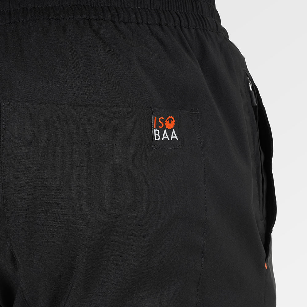 Mens Merino Active Blend Travel Trousers (Black)