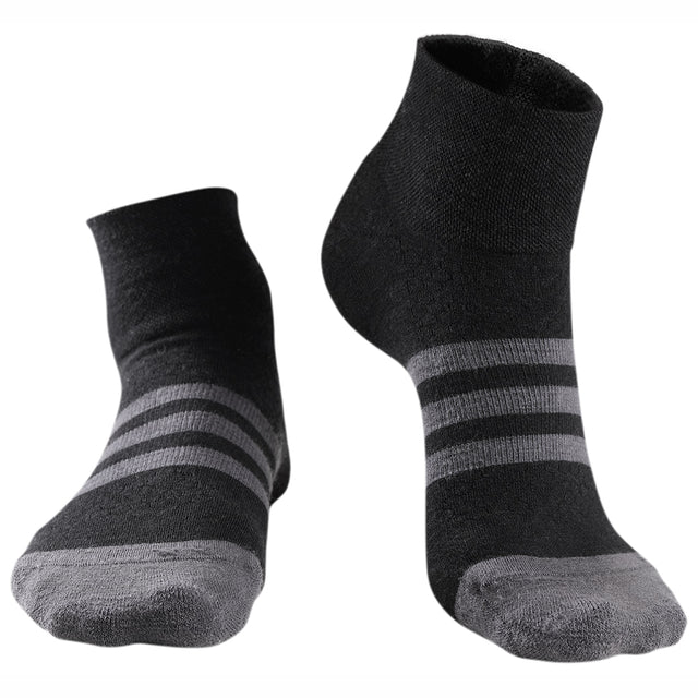 Merino Blend Sports Socken (3 Pack - Black)