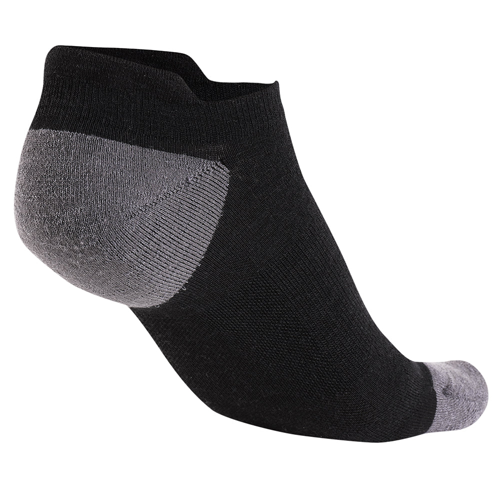 Merino Blend Trainer Socks (3 Pack - Black)