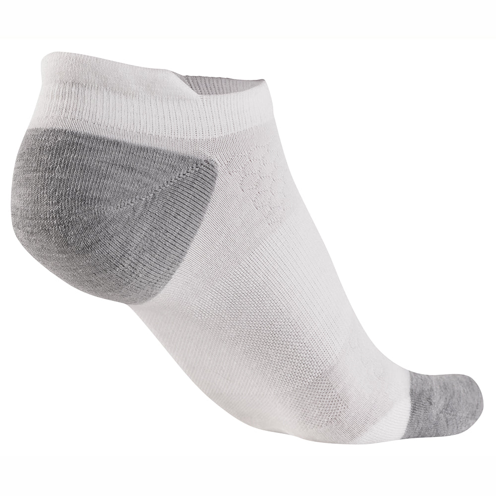 Merino Blend Trainer Socks (3 Pack - White)