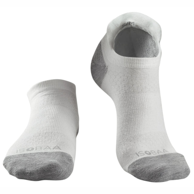 Merino Blend Trainer Socks (3 Pack - White)