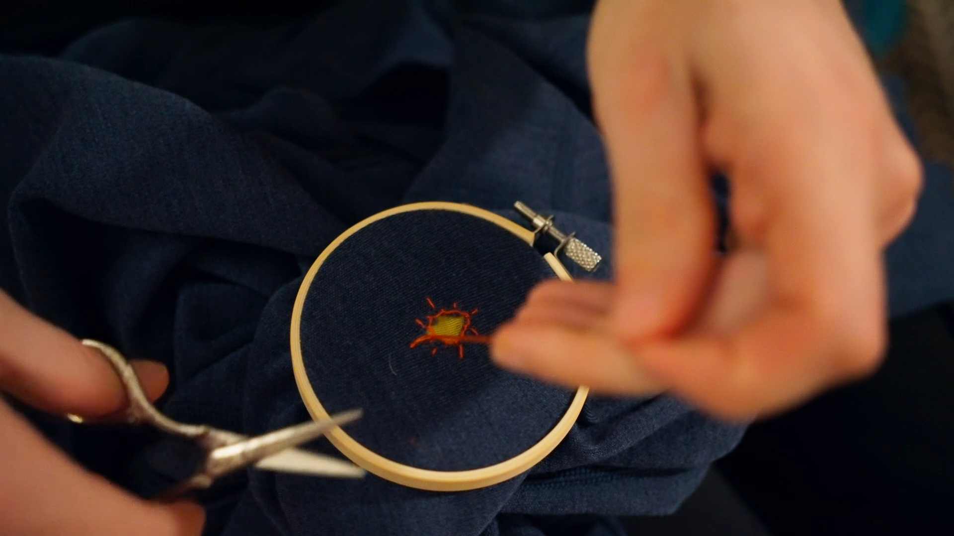 Visible mending