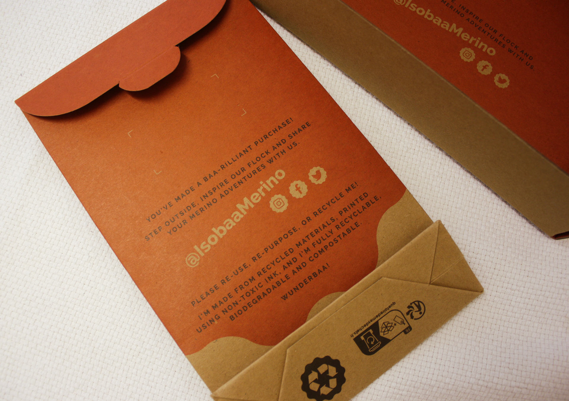 Isobaa recycelte und recycelbare Verpackung
