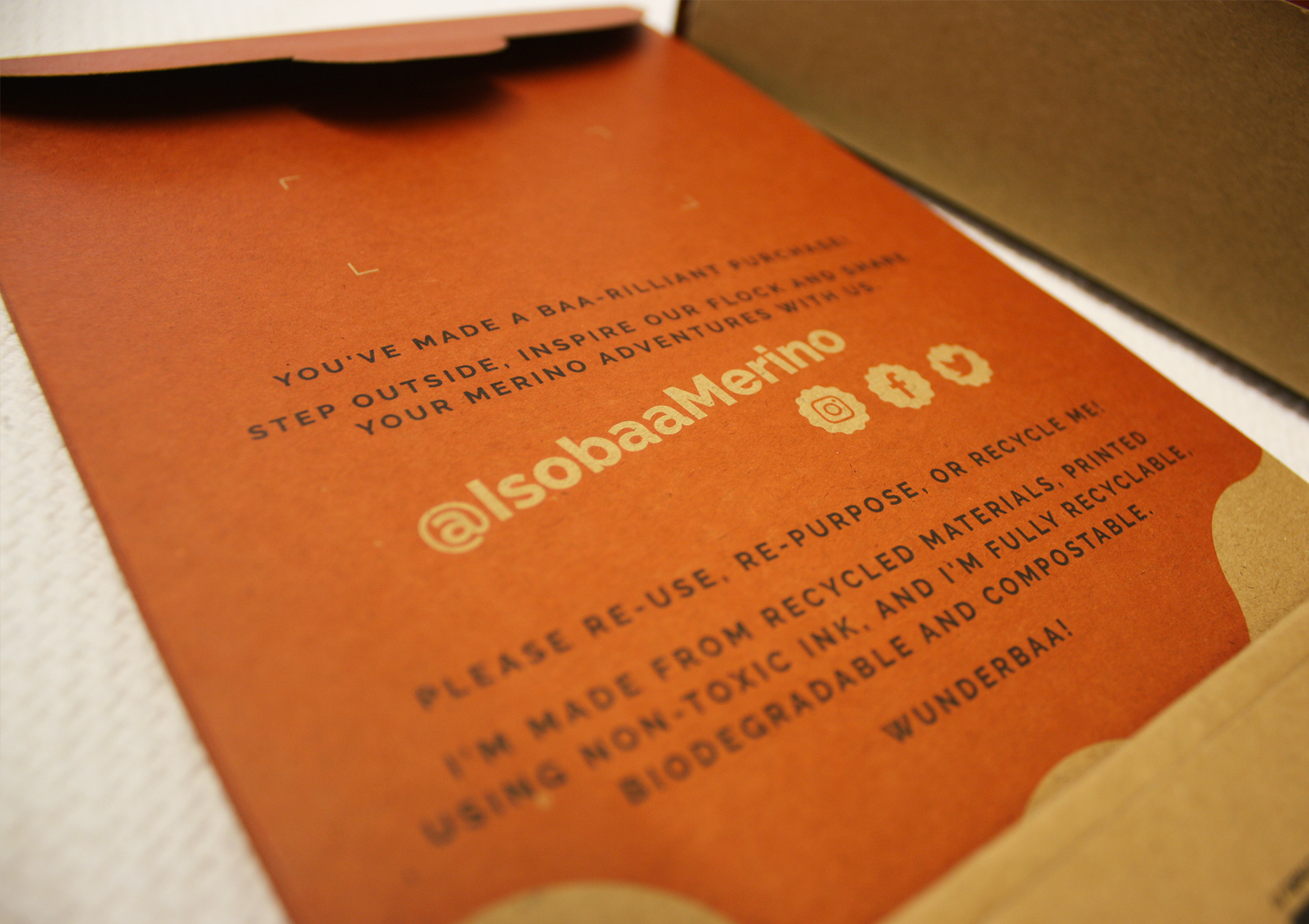 Isobaa recycelte und recycelbare Verpackung