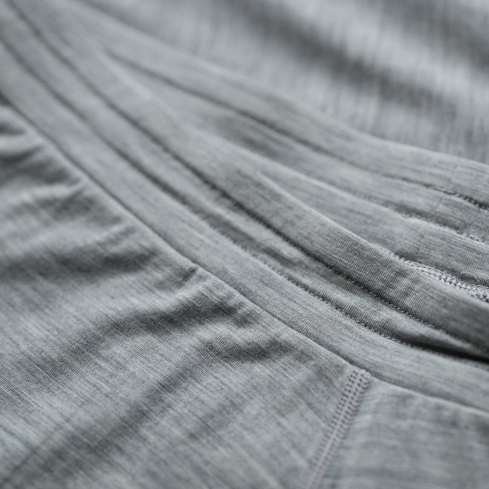Isobaa | Mens Merino Blend 200 PJ Joggers (Cloud Melange) | Our superfine Merino blend joggers.