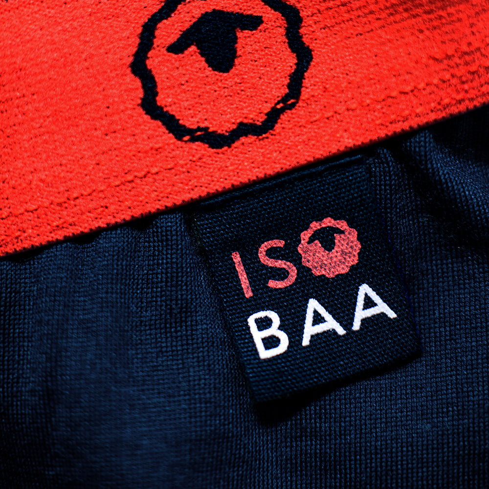 Isobaa | Kids Merino Blend 200 Leggings (Navy/Sky) | Gift all-day comfort and performance with Isobaa's Merino Wool tights.