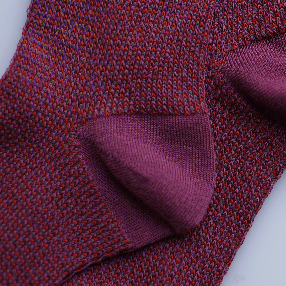 Isobaa | Merino Blend Moss Stitch Socks (3 Pack - Wine/Charcoal/Petrol) | Isobaa's Merino blend moss-stitch socks (3-pack) are a must-have addition to your sock drawer with their cosy texture and natural Merino wool benefits.