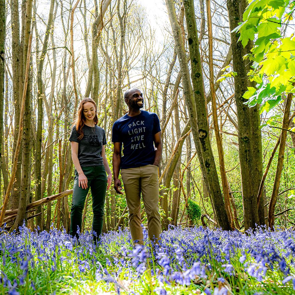 Isobaa | Mens Merino 150 Pack Light Tee (Navy) | Gear up for everyday adventures and outdoor pursuits with Isobaa's soft superfine Merino Tee. | Model: Michael