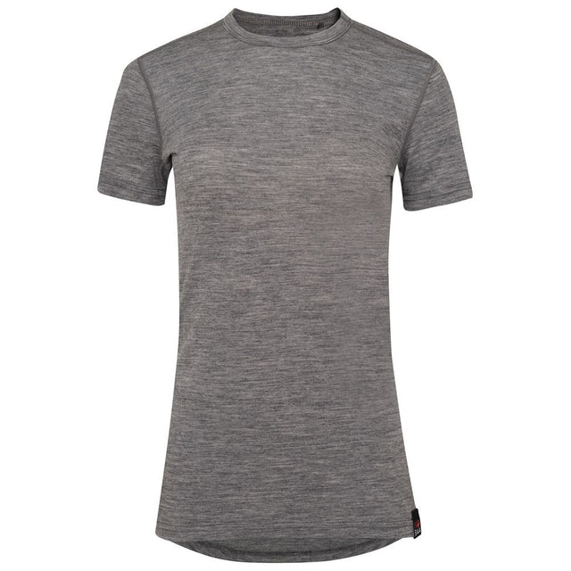 Isobaa | Womens Merino 150 Short Sleeve Crew (Charcoal) | Gear up for performance and comfort with Isobaa's technical Merino short-sleeved top.
